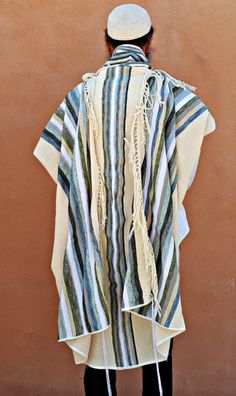 Prayer Shawl, Judaica, Tallit, Jewish, Custom Tallit, Woven Tallit, Cotton Tallit, Tallit Man, Talis Wedding Tallit, Tribe Clothing, Prayer Shawl Patterns, Cultural Dress, Crochet Prayer Shawls, Hebrew Blessing, Wedding Prayer, Jewish Prayer, High Holidays