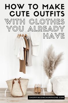 Style Guide: How to Make Cute Outfits with Clothes You Already Have! #fashion #style #whattowear #fashiontips #styletips How To Have Style, Casual Outfit Inspiration, Fashionista Clothes, Old Clothes, Clothes Closet, Minimalist Wardrobe, Wardrobe Basics, New Wardrobe