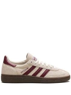 Size 8.5 - adidas Handball Spezial Off White Collegiate Burgundy W  | eBay Trendy Shoes For Women Sneakers, Burgundy Shoes, White C, Shoe Wishlist, Adidas Spezial, Stylish Sneakers, Active Women, Trendy Shoes, Womens Sneakers