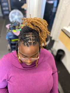 Retwist and Updo style – Kinky Kustomz Braided Loc Updo, Sisterloc Styles, Loc Updos, Loc Updo, Dread Heads, Short Locs, Loc Hairstyles, Beautiful Locs