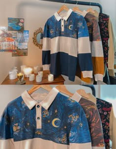 Want to make your dream closet a reality? Check out our Art Gallery collection~ Art Collab, Fancy Shirt, Hand Painted Clothing, Clueless Outfits, Space Shirts, Easy Trendy Outfits, Reality Check, Oui Oui, Retro Outfits