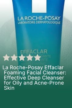 Cleanse, purify, and control oil with La Roche-Posay Effaclar Deep Cleansing Foaming Facial Cleanser. This foaming cleanser with salicylic acid and Thermal Spring Water reduces acne and shine while maintaining skin's hydration. Effaclar Cleanser, Antioxidants Skincare, Thermal Spring Water, La Roche Posay Effaclar, Foaming Facial Cleanser, Thermal Spring