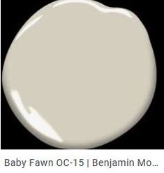 baby fawn oc - 15 is benjamin mo's favorite white paint color