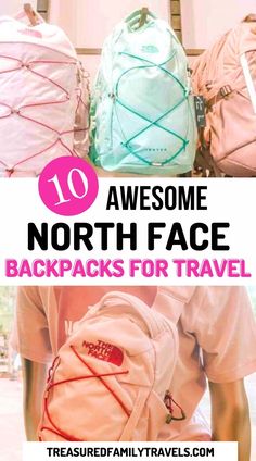 10 Awesome North Face Backpacks for Travel North Face Backpacks, Backpacks For Travel, Travel Backpack Carry On, Best Backpacks, Best Travel Bags, Travel Backpacks, Disney World Tips And Tricks