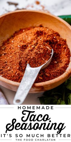 homemade taco seasoning is so much better