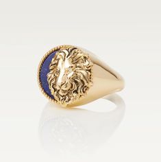 UNSPOKEN POWER. The Lion collection symbolizes strength, courage and protection. Lapis Lazuli has been used since ancient Egypt to boost your health. 🦁💙 Handmade in New York City out of 18K Gold, Precious Gemstones and Diamonds. What’s your favorite animal from the ÉMILLIE ANNE collections? #emillieanne Lion Ring, Your Spirit Animal, Lapis Lazuli Gemstone, Favorite Animal, The Lion, Precious Gemstones, Ancient Egypt, Lapis Lazuli, Gold Vermeil