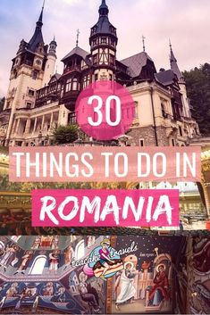 the top things to do in roma, italy with text overlay that reads 30 things to do in roma