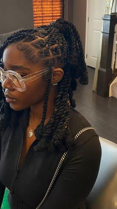 Invisible Locs, Twisted Hair, Faux Locs Hairstyles, Cute Braided Hairstyles, Cute Box Braids Hairstyles, Quick Braided Hairstyles, Twist Braid Hairstyles, Protective Hairstyles Braids, Hair Twist Styles