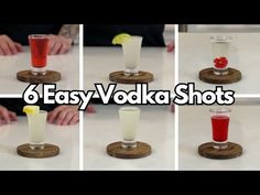 6 easy vodka shots to make at home