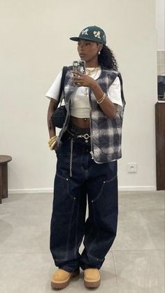 Summer Baddie Outfits, Hoodies Y2k, Summer Baddie, Accessories Y2k, Outfit Inspo Casual, Tomboy Style Outfits, Y2k Clothing, Looks Street Style