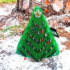 Be The Center Of Attention At All The Holiday Parties With This Amazing Christmas Tree Handbag. The Fun Beaded Fringe Will Ensure Lots Of Lingering Looks And Have You Swinging And Swaying All Night! 7.5 X 2.25 X 9.5" Strap Length End To End: 49" Strap Drop: 21.25" Removable Crossbody Chain Strap Zipper Closure Fits A Phone Includes: Metal Logo Fob, Protective Storage Bag, Certificate Of Authenticity Mary Frances Purses, Christmas Tree Bag, Christmas Purse, Mary Frances Bags, Mary Frances Handbags, Purse Covers, Tree Bag, Fir Christmas Tree, Novelty Purses