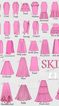 the instructions for how to make a skirt