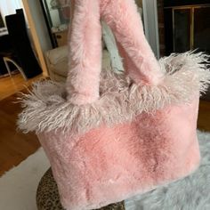 *Pink Faux Fur Shein Tote Bag * New Without Tags Bag Height Bag Length Bag Width Handle Height 11.8 15.7 5.1 9.8 Pink Shoulder Bag For Everyday Winter Use, Trendy Pink Shoulder Bag For Winter, Pink Shoulder Bag For Winter, Pink Tote Shoulder Bag For Winter, Pink Tote Bag For Winter, Trendy Winter Bags With Faux Fur Trim, Winter Pink Shoulder Bag, Trendy Winter Bag With Faux Fur Trim, Chic Pink Shoulder Bag For Winter