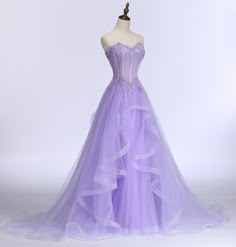 Custom size and custom color are available, there is no extra payment for custom size or custom color. Product Information: Dress Number: #2RX4, Material: Tulle, Silhouette: A-line Color: Blue,Lavender, Pink Hemline: Floor Length, Back Details: Lace-up Delivery times: Processing time: 2-3 weeksShipping time: 3-5 working days Rush Order Rush order service is available. For rush order, you can receive your order in 2 weeks. Custom Measurements For custom size, please leave us the following measure Lilac Ball Dress, Rapunzel Theme Prom Dress, Disney Princess Prom Dresses Rapunzel, Sweet 16 Dresses Purple, Royal Purple Ball Gown, Rapunzel Prom Dress, Corset Princess Dress, Disney Princess Prom Dresses, Purple Sweet 16 Dresses