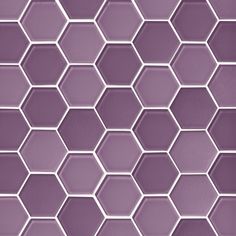 a purple tile pattern with hexagonals in the center and bottom half, on top of each other