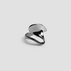 Steel Waves Ring - GRISÉ NYC 1 Modern Luxury Stainless Steel Rings, New York Jewelry, Modern Hypoallergenic Stainless Steel Ring, Silver Wave Ring, Cityscape Rings, Tarnished Jewelry, Wave Ring, Cubic Zirconia Rings, 18k Gold Ring