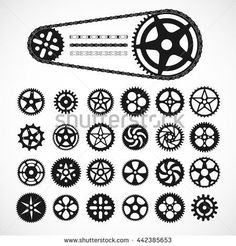 an image of gears and wheels