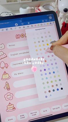 Hex codes for your digital notes plannerspread #lifeplanner🗒️. Digital Planner Ideas, Digital Notes, Journal Organization, Planner Writing, Ipad Tutorials, Effective Study Tips, Art Apps