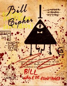 an old book with graffiti on the cover and writing in red, black and white