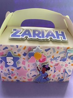 These Gracie's corner custom boxes are perfect to fill with your own candy, gifts, treats, and party favors to hand out.  The inside of each box measures approximately 6.2 x 3.5 x 3.25 CUSTOMIZATION:  Please include baby's name, age and any other details you may want to change/add.  ⚠️Disclaimer⚠️: Please note that Cre8tions By LindaK do not sell or claim ownership over images, characters clipart or graphics. all copyrights and trademarks of the character images used belong to their respective owners and are not being sold. The items are not licensed products and I do not claim ownership over characters used in my designs. This listing is for the time/effort used to create and personalize your item. You are paying for the creative services and time spent designing the item and customizing Gracies Corner Birthday Party, Character Images, Creative Services, Candy Gifts, Favor Boxes, Favor Bags, Custom Boxes