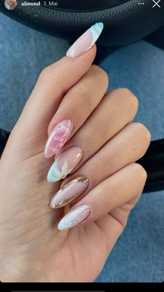 Natural Almond Nails, Kylie Nails, Brown Acrylic Nails, Junk Nails, Lilac Nails, Colored Acrylic Nails, Crazy Nails, Pretty Gel Nails