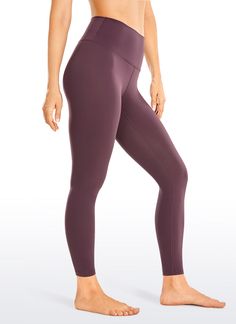 Powered by Nakedfeel material, these leggings are really buttery soft, slick smooth and cool to touch. These super-comfortable, lightweight leggings are the second skin you'll want to live in. Seamless waistband with enough support ensures you to enjoy the freedom of fitness. Feature & Fitting: 
 Nakedfeel collection 
 Design for hot yoga or Pilates 
 
 High Waist, 25 inches 
 Seamless Waistband 
 Hidden Pocket 
 Crotch Gusset 
 Fabric: 
 Sleek, No-fur-stick-to 
 Buttery soft, so comfortable Collection Design, Hidden Pocket, Hot Yoga, Second Skin, Cali, Pilates, Leopard Print, High Waist, Two By Two