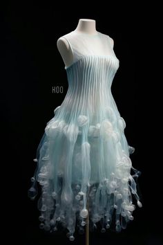 Fashion Project, Mermaid Fashion, Fancy Dresses, A Dress, Jellyfish