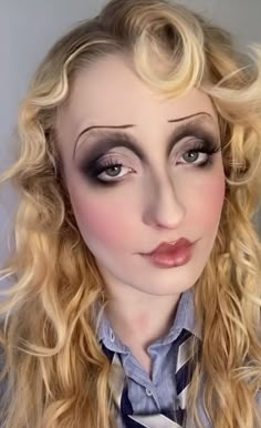 30s Inspired Makeup, 1930s Editorial Makeup, 1920a Makeup, 20s Goth Makeup, 1920s Goth Makeup, 1920s Drag Makeup, 20s Style Makeup, 1920s Eyebrows, 20s Eye Makeup