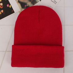 Red Unisex Beanie One Size Fits Most New Boutique Item Acrylic Solid Color Warm Skully Personalize With A Patch Or Pins Available In Various Colors! Patch Not Included Beanies Knitted, Beret Cap, Plain Red, Red Beanie, Men's Beanies, Cozy Accessories, Beanie Hats For Women, Fall Hats, Travel Charger