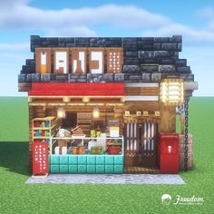 an image of a small house made out of legos