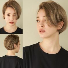 Short Fine Straight Hairstyles, Asian Short Hair Bob, Short Hair Styling Ideas, Asian Hair Bob, Asian Pixie Cut, Short Hair Styling, Hair Styling Ideas, Short Bob Hair, Hair Cut Guide