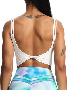 Lulu Sports Bra, Sports Bra Top, Gym Essentials, Backless Top, Crop Tank Top, Yoga Tops