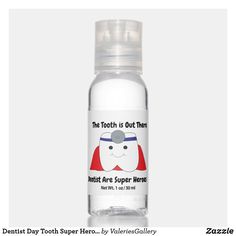 Dentist Day Tooth Super Hero Funny Personalize Hand Sanitizer, Ipad Case, Vodka Bottle, Craft Party, Thank You Cards