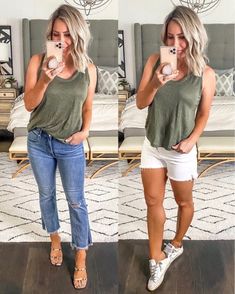 Hot Mom Outfits Summer, Casual Hot Weather Outfits, Smart Casual Outfits For Women, Causal Summer Outfits, Hot Mom Outfits, Casual Home Outfits, Sporty Casual Style, Basic Summer Outfits, Fashion Over 30