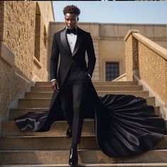 Men's Fashion Suits with Floor Length Cloaks Red Banquets Wedding Groom 2 Pieces | eBay Red Carpet Ideas, Concept Outfits, Elegant Photos, Prom Photoshoot, Black And Gold Wedding, Fashion Red Carpet, Cool Coats, Wedding Outfit Ideas