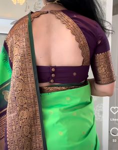 Pattu Blouse Patterns, Simple Saree Blouse Designs, Brocade Blouse Designs, Latest Bridal Blouse Designs