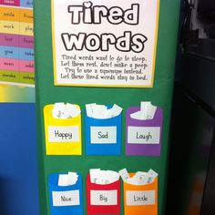 Building Vocabulary, Third Grade Writing, Classroom Lesson Plans, 3rd Grade Writing, Class Displays, Literacy Lessons, Creative Curriculum, Expressive Language, Word Choice