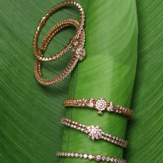 Dimond Bangal, Wedding Jewelry Sets Bridal Jewellery, Stone Bangles, Diamond Bangles, Fancy Jewelry Necklace, Gold Earrings Wedding