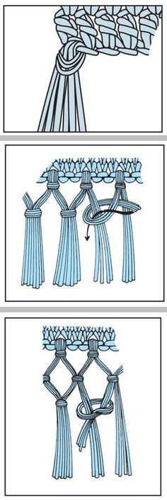 the instructions for how to tie curtains