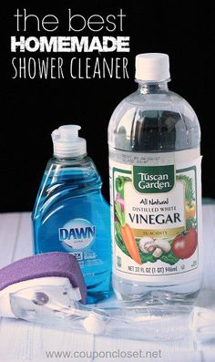 the best homemade shower cleaner and disinfectant