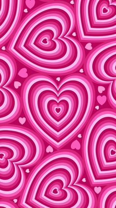 an abstract pink background with hearts and swirls in the shape of heart shaped shapes