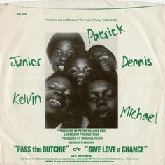 an album cover with five black women smiling and the words'pass the dutch give love a chance '