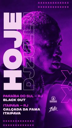 a poster for the black out festival with an image of a woman in purple and pink