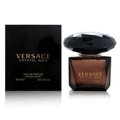 VERSACE CRYSTAL NOIR WOMEN 90ML EDP SPRAY Versace Crystal Noir, Perfume Ideas, Crystal Noir, Versace Perfume, Winter Fragrance, Celebrity Perfume