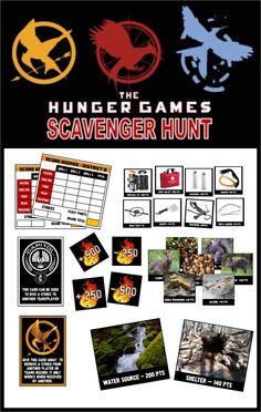 the poster for the game's scavenger hunt