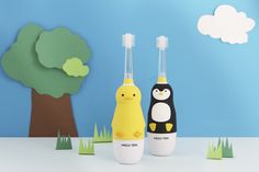 Duck Cute, Electric Brush, Tooth Brush, Cute Character, Cute Characters, Arduino, Brushing Teeth, Led