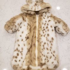 Rh Baby & Child Faux Fur Bunting. Never Worn, Nwt. 0-6 Months. Restoration Hardware Kids, Fur Hooded Coat, Restoration Hardware Baby, Kids Sleeping Bags, Faux Fur Hooded Coat, Baby Bunting, Snow Leopard, Animal Ears, Fur Boots