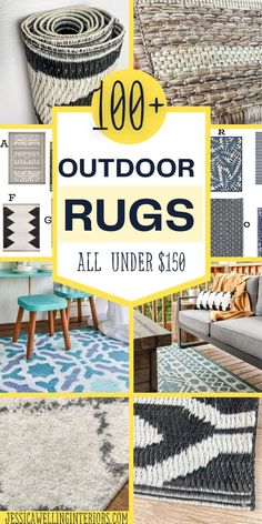 the ultimate guide to outdoor rugs all under $ 1, 500 for your home