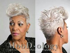 Love the Gray Gray Dyed Hair, Classic Short Hairstyles, Grey Dyed Hair, Hair African American, Pepper Hair, Hair African