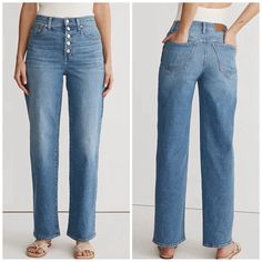 Madewell The Tall Perfect Vintage Wide-Leg Jean 29t Nwt Excellent Condition No Stains Or Holes Madewell Jeans, Leg Jeans, Flare Jeans, Madewell, Wide Leg, Women Jeans, Women Shopping, Color